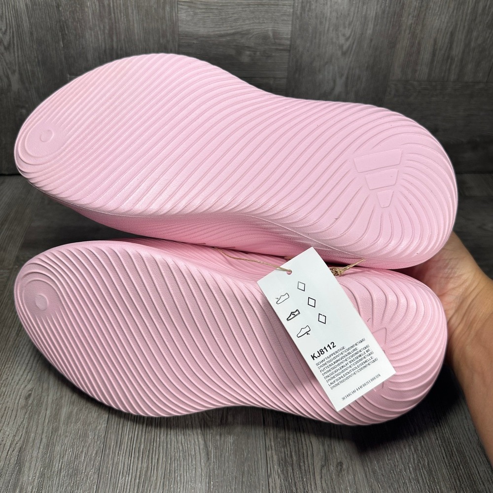 Adidas Purechill xJ Slip On Kids Size 3 Pink Silver Athletic Shoes NEW KJ8112 - Picture 7 of 9